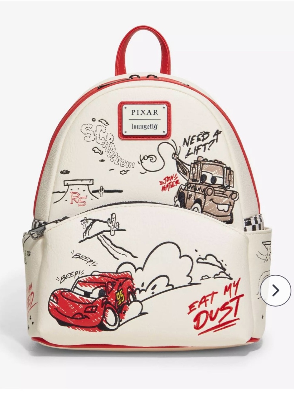Loungefly Disney Pixar Cars Lightening McQueen & Mater Doodles